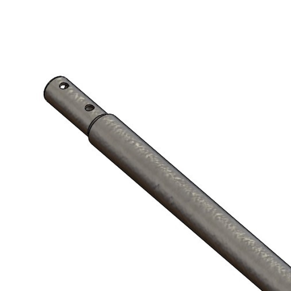 03027640_Stahlrohr_27.jpg Steel tube 27/1.5, galvanized swaged