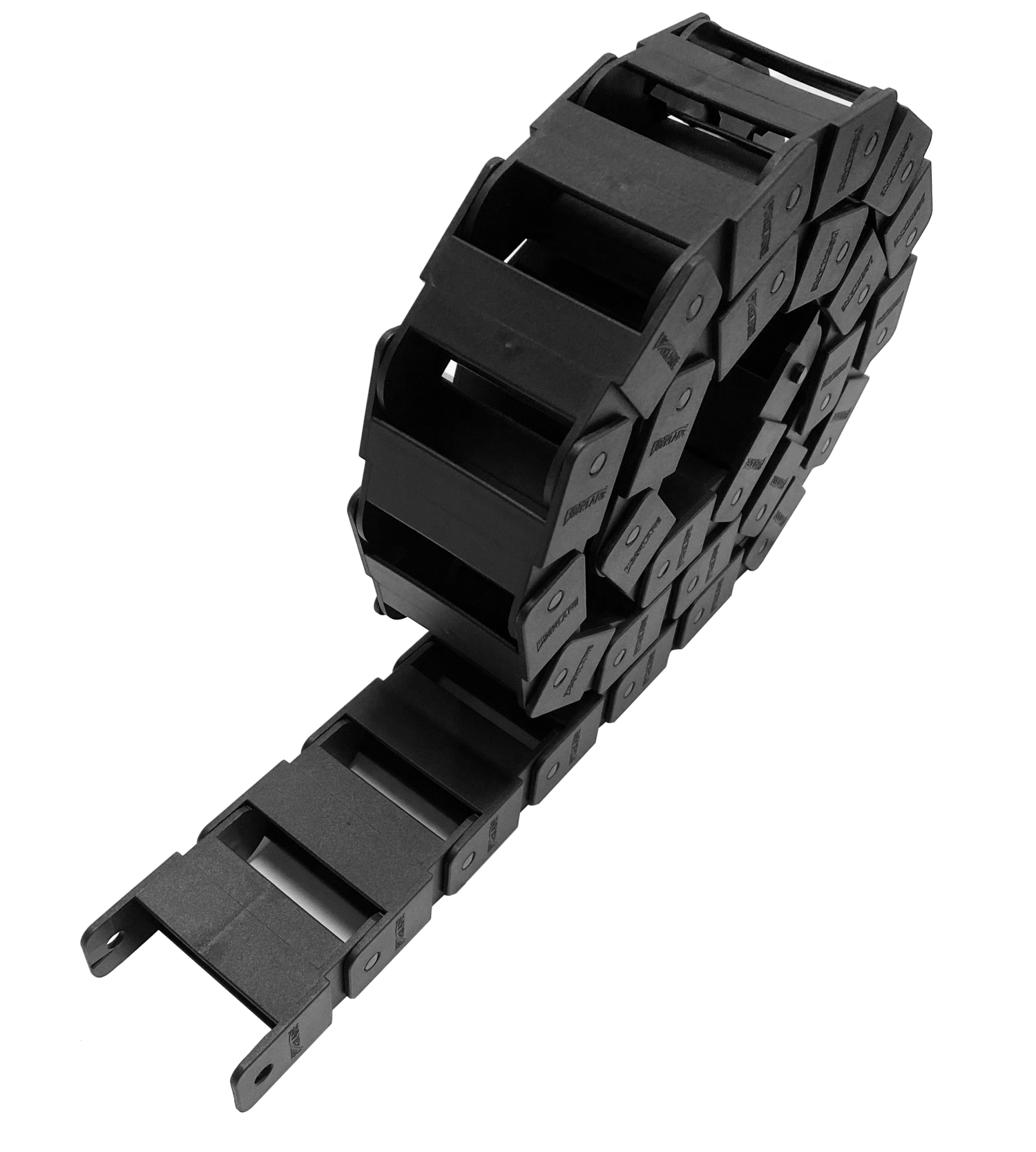 Cable track 20 (0.79 in) x 20 (0.79 in) / segments = 119 cm (46.85 in) - PU = 25 pcs