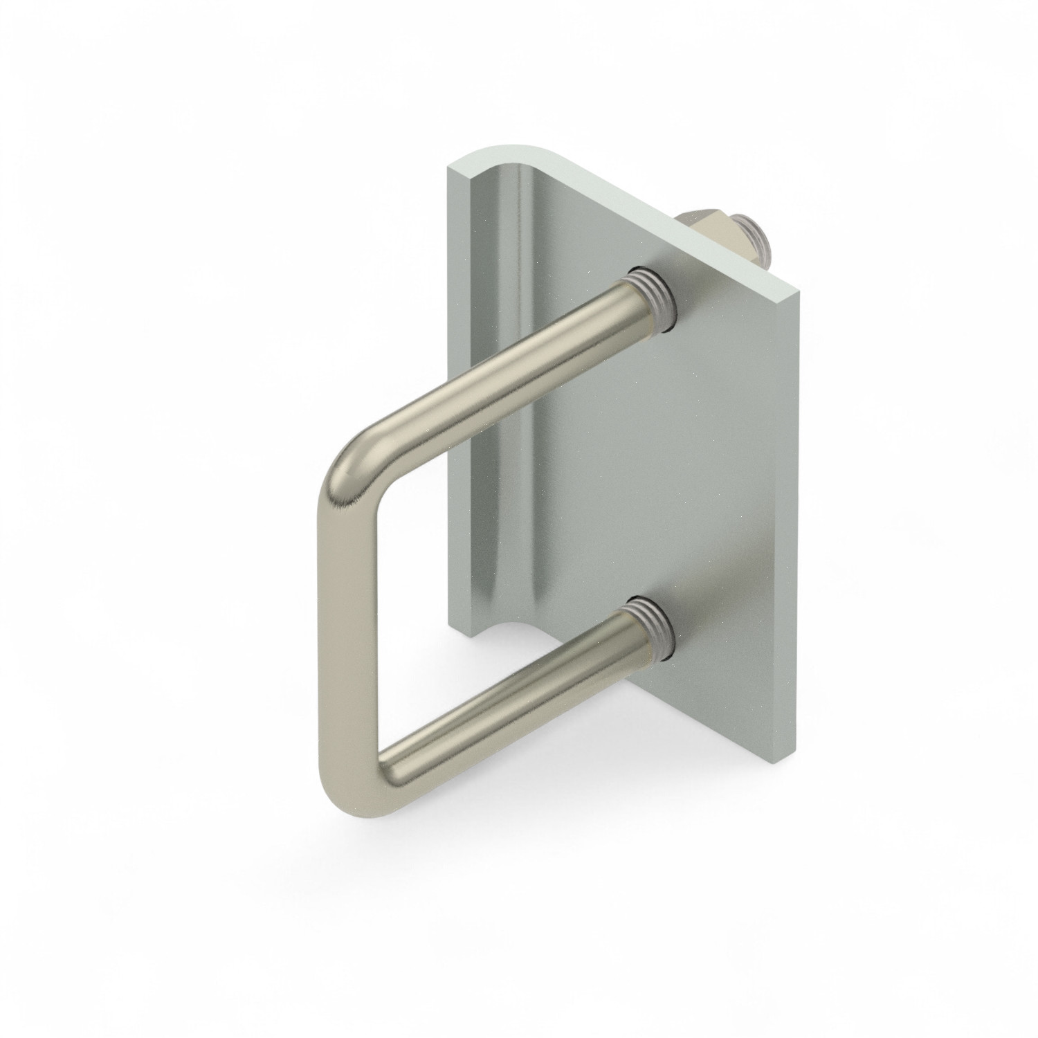 Mounting braket square tube 50 x50 on I beams + angles - PU = 20 pcs