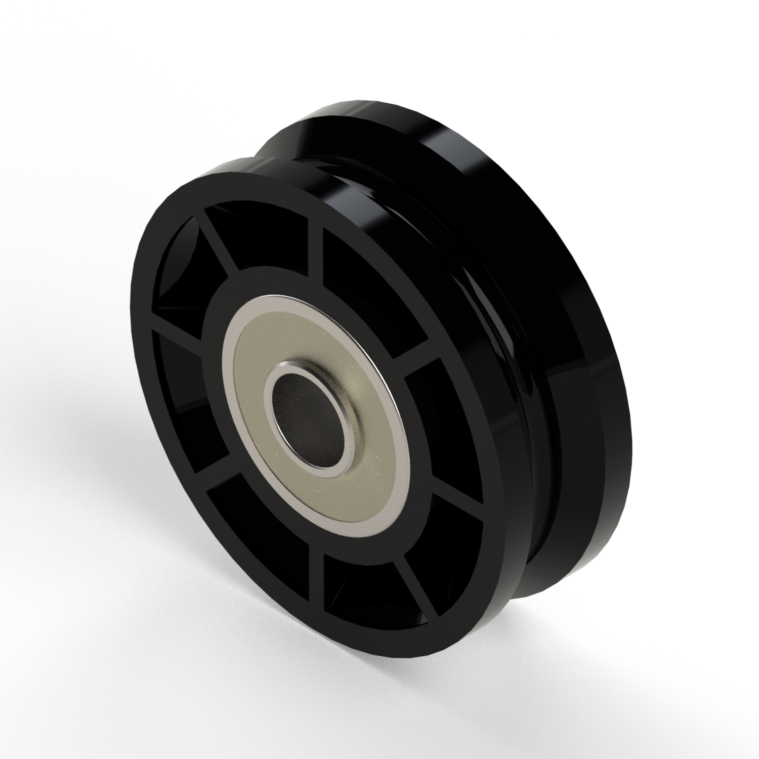 Cable pulley 52 mm (2 in) / 4 mm (1/8 in) - PU = 50 Stk. Cable pulley 52 mm (2 in) / 4 mm (1/8 in) - PU = 50 Stk.