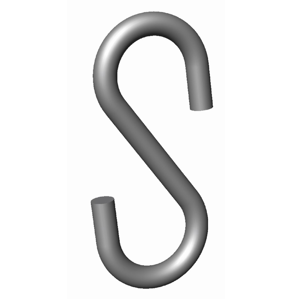 24045070_S_Haken_45_70.jpg S-hook, galvanized