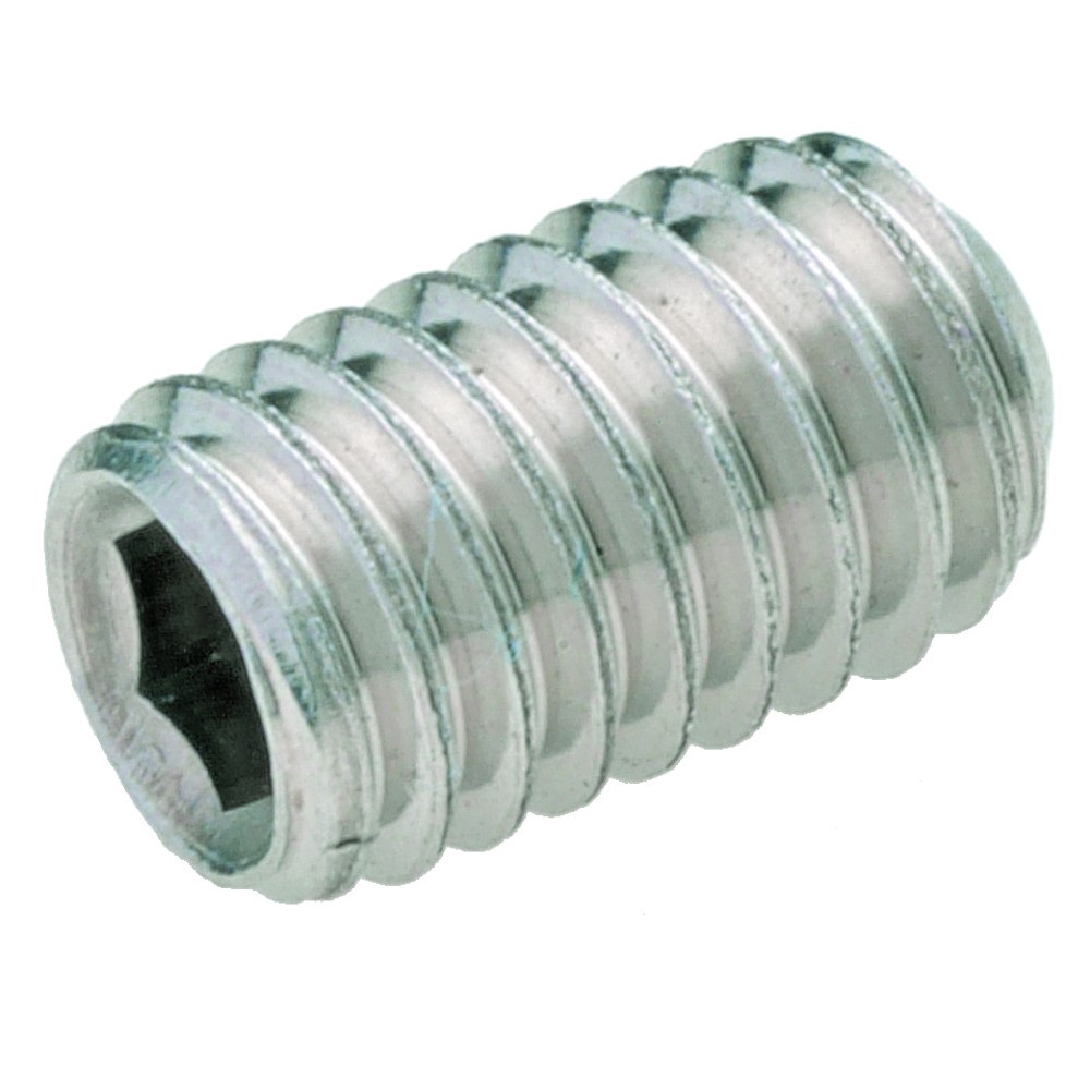 Headless bolts M 6 x 10 steel galv. DIN 913 - PU = 200 pcs Headless bolts M 6 x 10 steel galv. DIN 913 - PU = 200 pcs