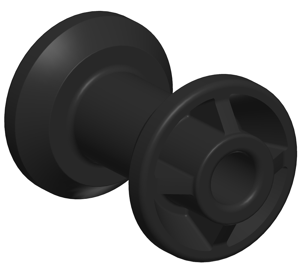 Diaboloroll for 42 mm tube, black