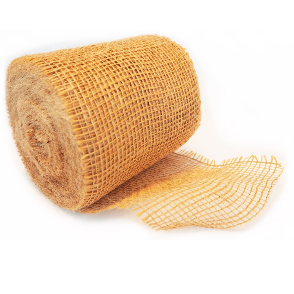 53012025_Jutewickelsrtreifen_20x25.jpg Jute wrap Q I 20 cm x 25 m nature - PU = 48 rolls (Pallet = 12 PU)