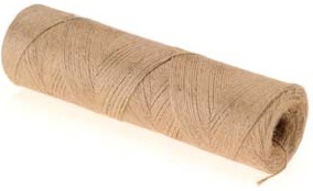 Binding twine for tomatoes 3-fold line threated (jute) - 500m / spool (400g) - PU = 54 spools Binding twine for tomatoes 3-fold line threated (jute) - 500m / spool (400g) - PU = 54 spools