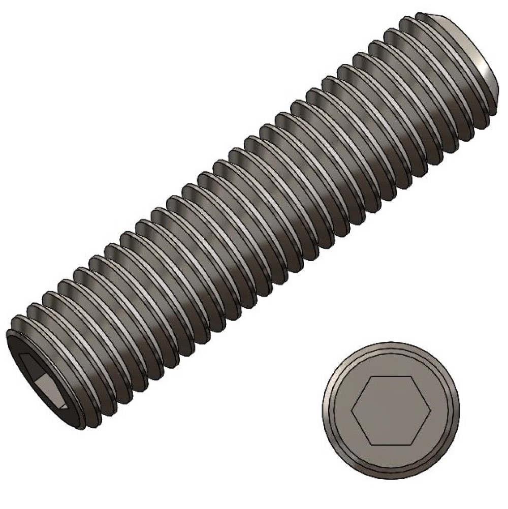 42000100_Gewindestift_m6x10.jpg Headless bolts M 6 x 10 steel galv. DIN 913 - PU = 200 pcs