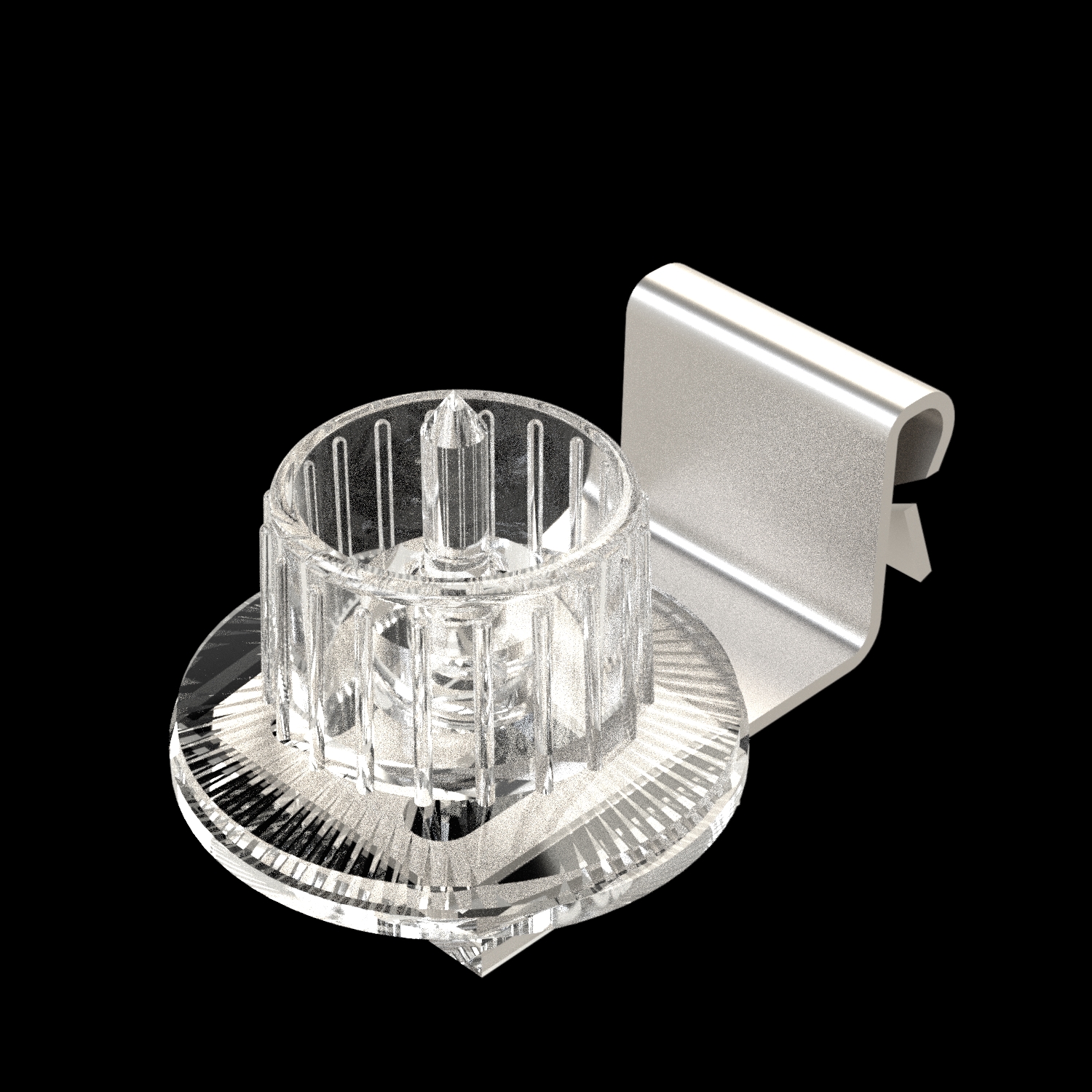 Lexan film clamp - 3 pcs - PU = 100 pcs Lexan film clamp - 3 pcs - PU = 100 pcs