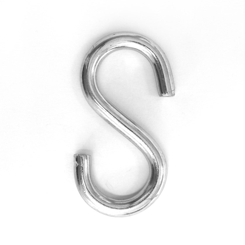 S-hook, galvanized 45/45 mm - PU = 100 pcs