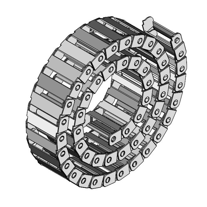 Cable track 20 (0.79 in) x 50 (1.97 in) / segments = 119 cm (46.85 in) - PU = 25 pcs