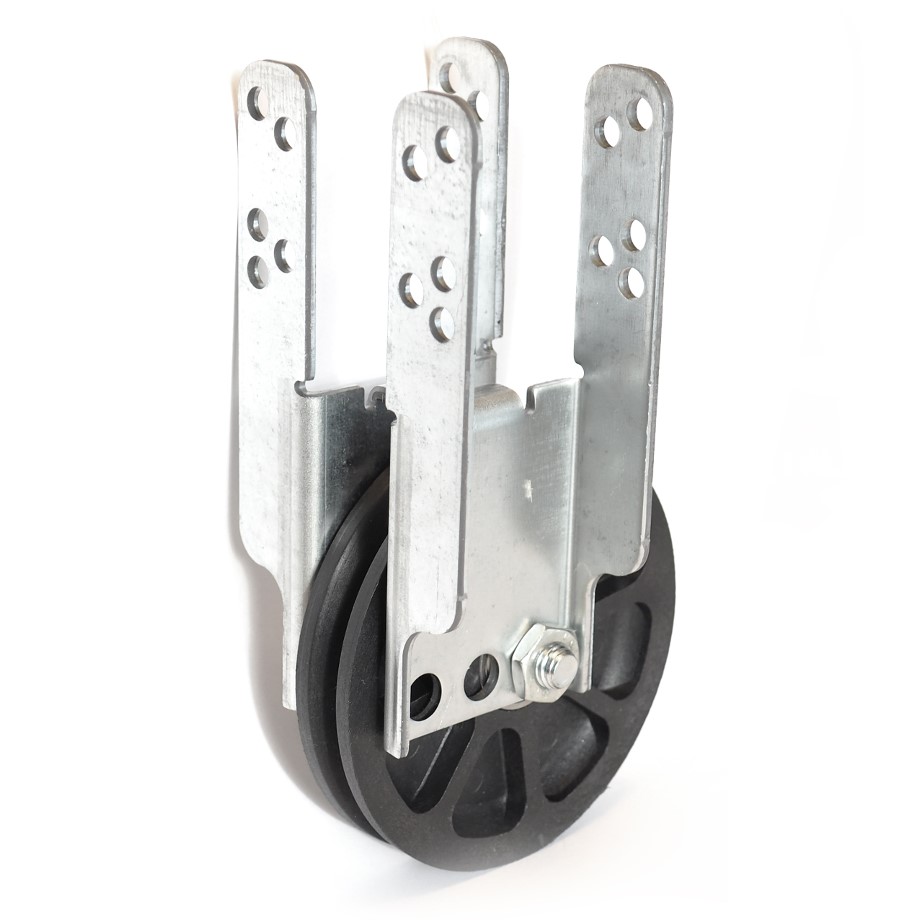 Cable pulley 100 UF - with universal clamp 50 x 50 Cable pulley 100 UF - with universal clamp 50 x 50