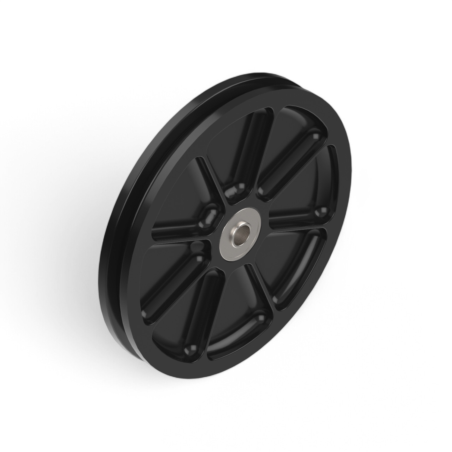 Cable pulley 140 (5.51 in)/3 (0.12 in) with double ball bearings - PU = 20 pcs Cable pulley 140 (5.51 in)/3 (0.12 in) with double ball bearings - PU = 20 pcs