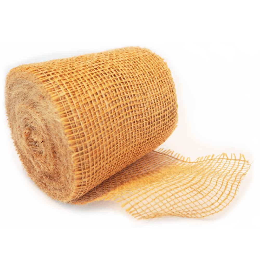 53011025_Jutewickelstreifen_10x25.jpg Jute wrap Q I 10 cm x 25 m nature - Carton = 96 rolls