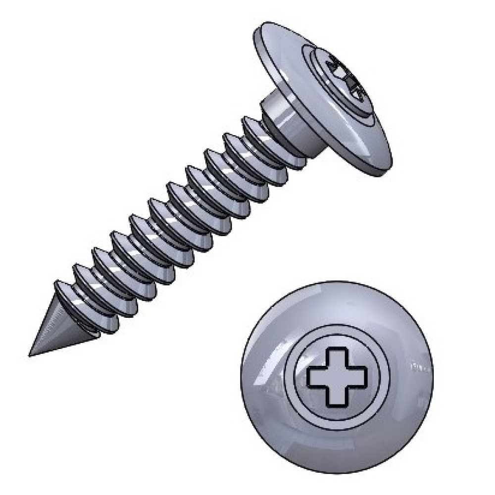 42000417_Spenglerschrauben_4_5x45.jpg Stainless bolt washer 4,5 x 45 - PU = 100 pcs