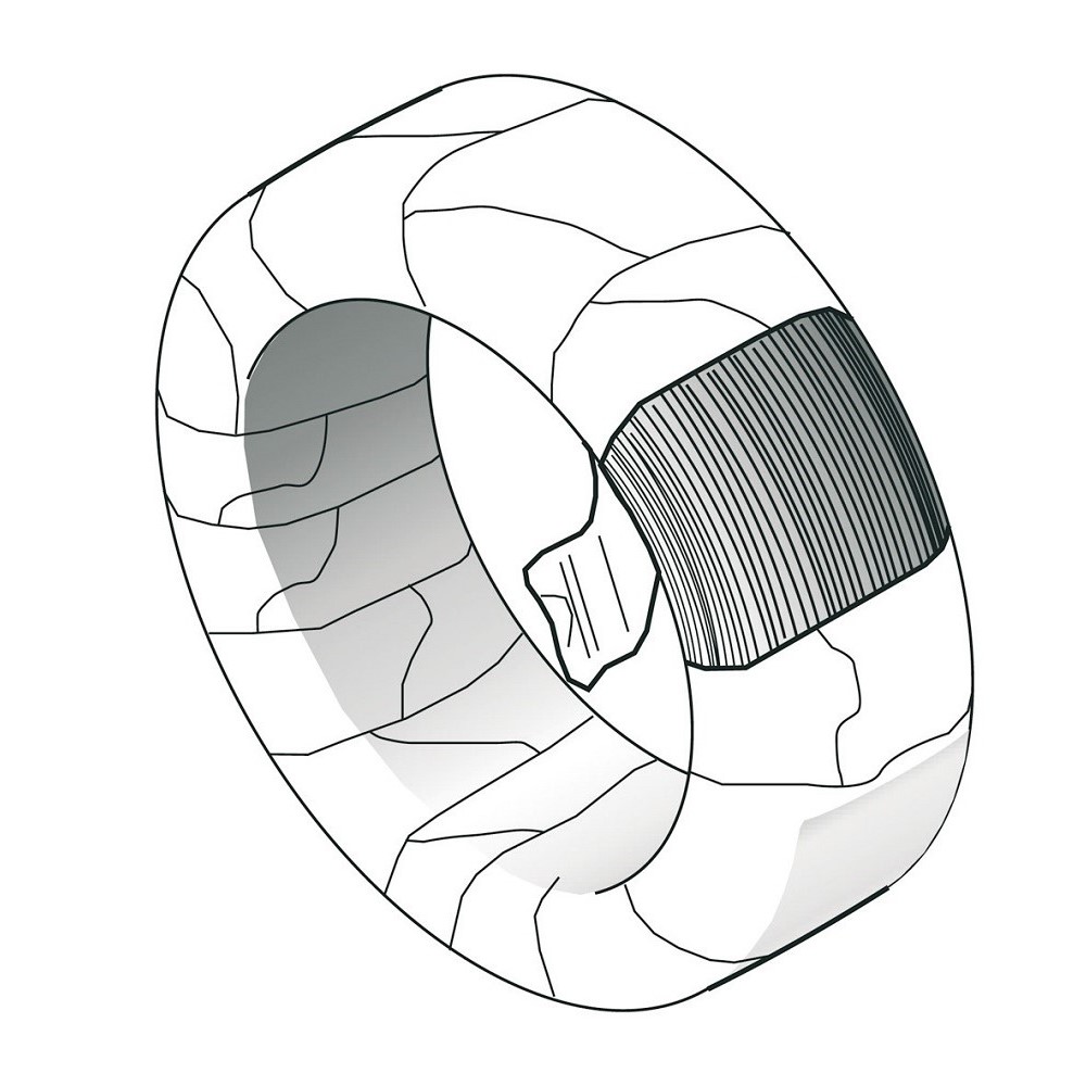 Inox-wire 2 mm, 1300 Nm 1 roll ca. 30 Kg = 1200 m