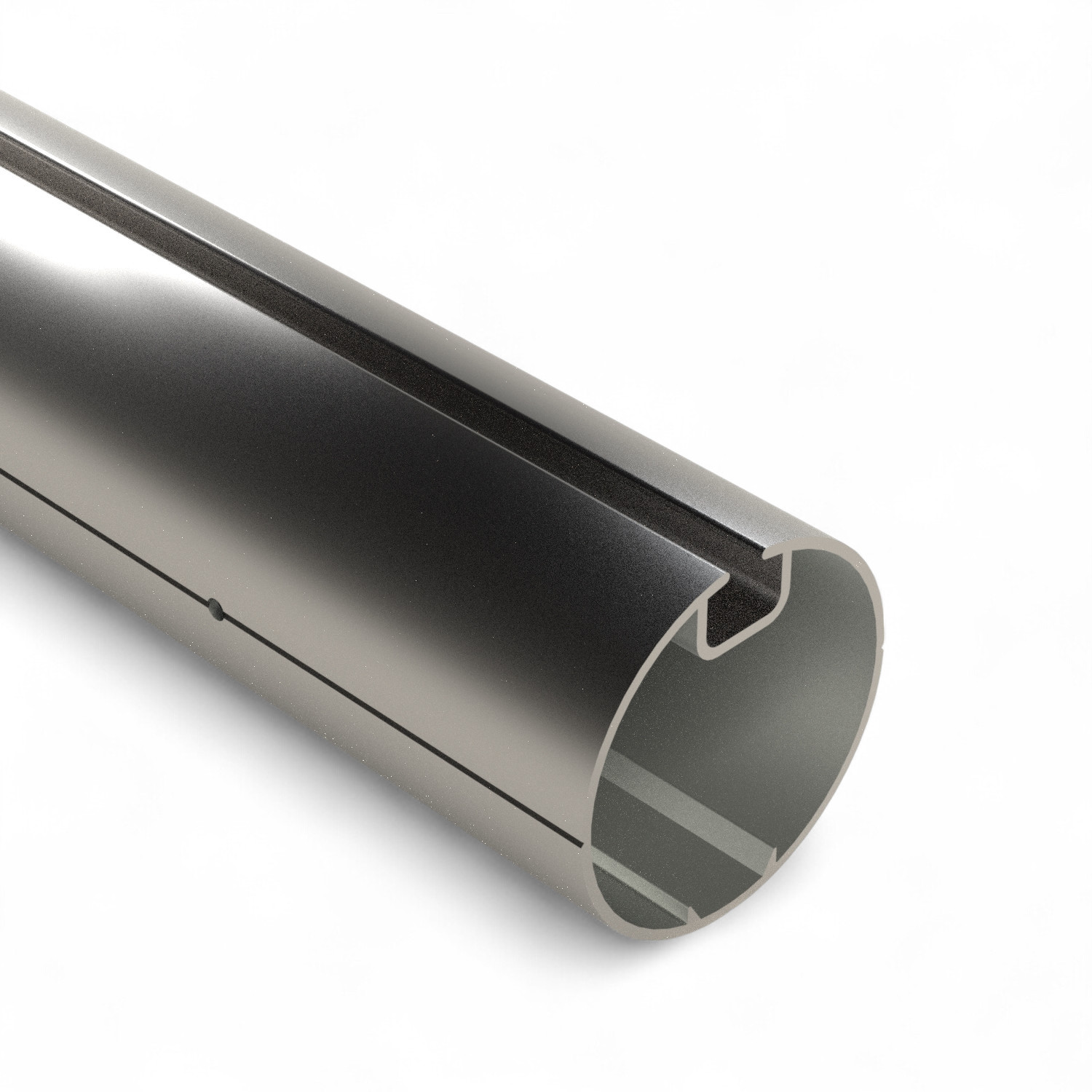 Aluminum tube for rollup curtains 50 mm Type I Aluminum tube for rollup curtains 50 mm Type I