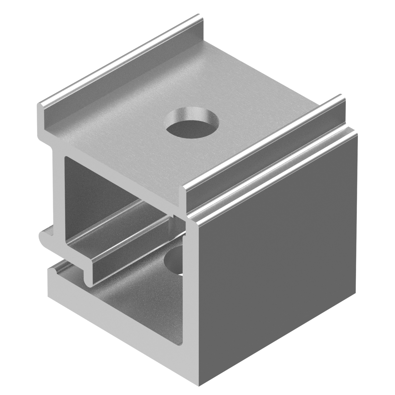 Alu-clamp 26 mm, lower part  - PU = 100 pcs